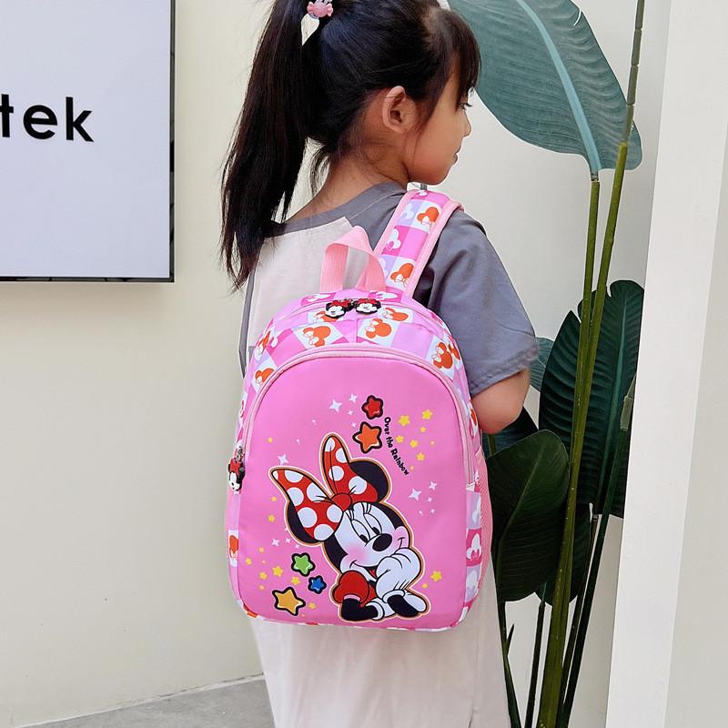 Cartoon Child Backpack School Girls And Boys With Nylon Breathable