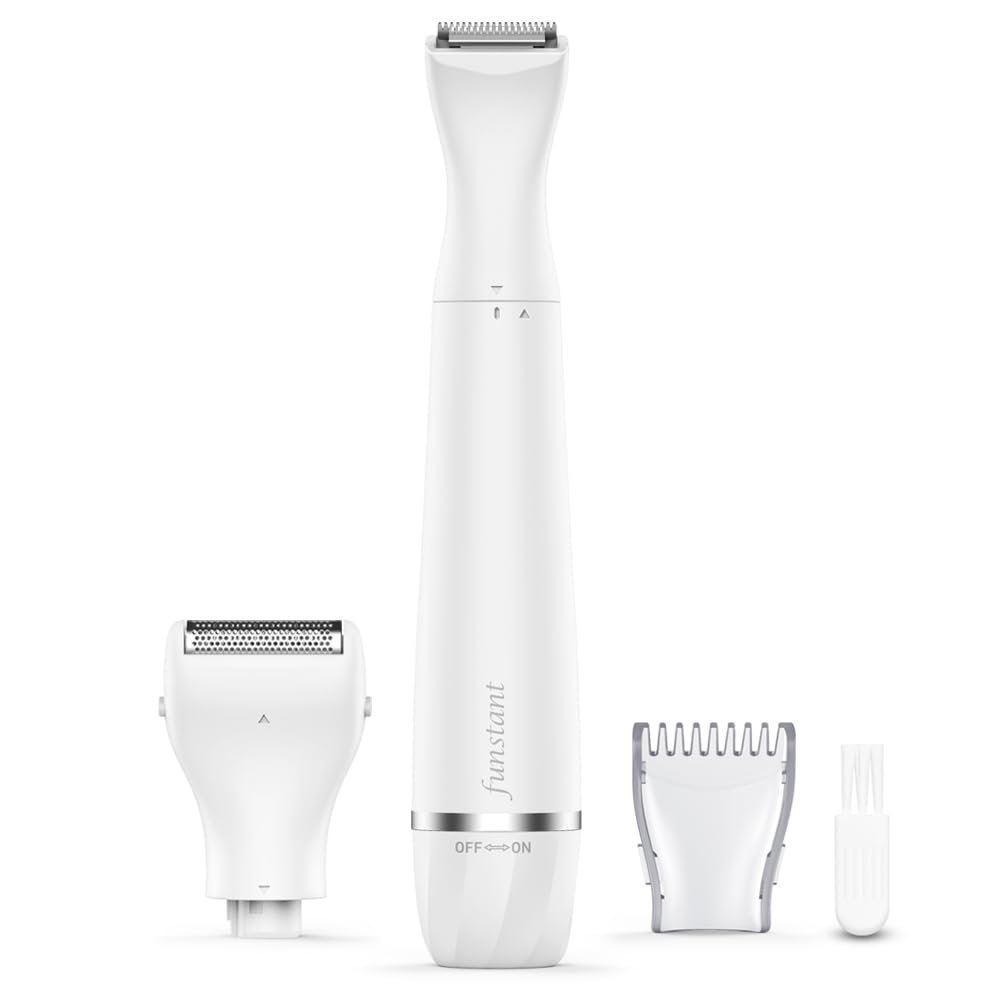 Funstant VIO Rechargeable Pubic Hair Shaver for VIO Zone Bikini Line Dry Shaving for Unwanted Hair Shaver, V-Line Trimmer, Removal, VIO-Specific