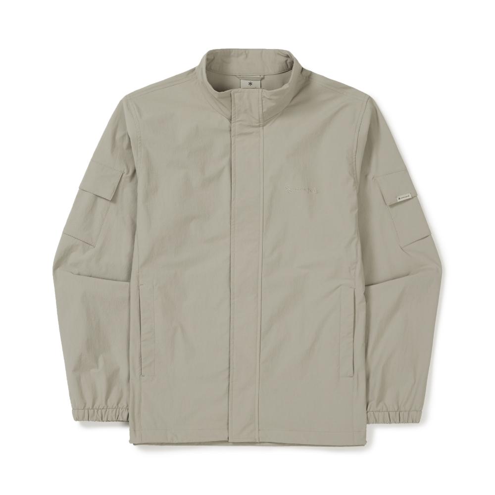 SNOWPEAK Root Stand Neck Windbreaker Beige Gray (S25FMRWB68)