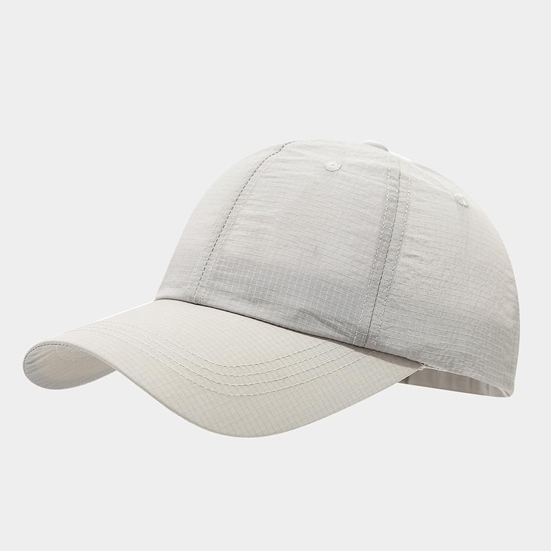 

Quick Dry Baseball Cap for Men Women Lightweight Breathable Golf Hats Adjustable Dad Hat for Outdoor Sports Adjustable&Adult світло-сірий колір