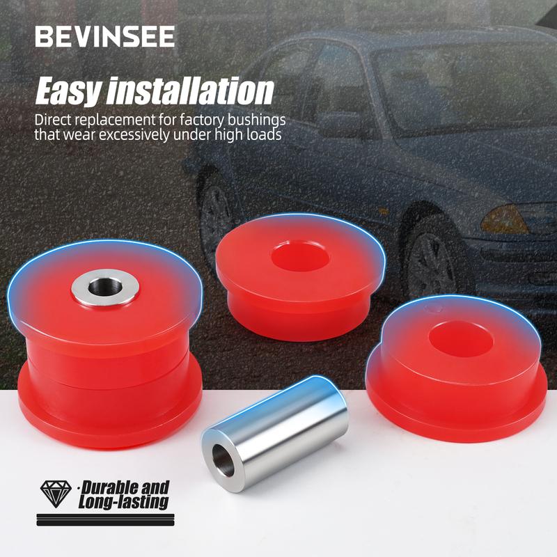 80A Polyurethane Rear Trailing Arm Bushings for BMW E46 E36 X3 E83, Replace for 33326770817,33322228153,33326770786,33321137806