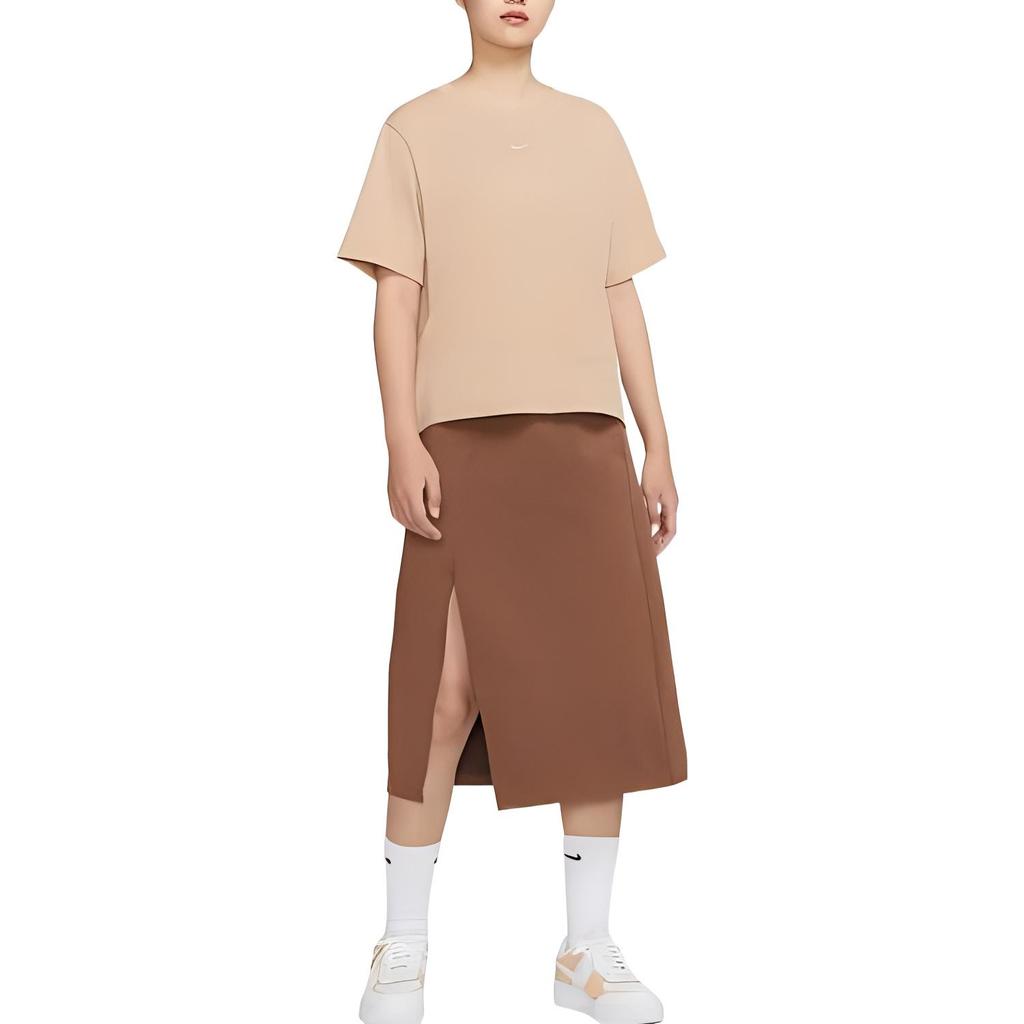 Nike T Shirt Women's Linen Yellow DD1238-201
