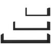 Wandregal 3-teiliges Set, Dekowandregal, Ablagewandregal, 60 X 15 X 10 Cm