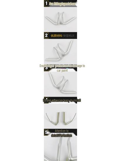 17 CX-3 Steering Wheel and Dashboard Bright Trim Decoration Sticker