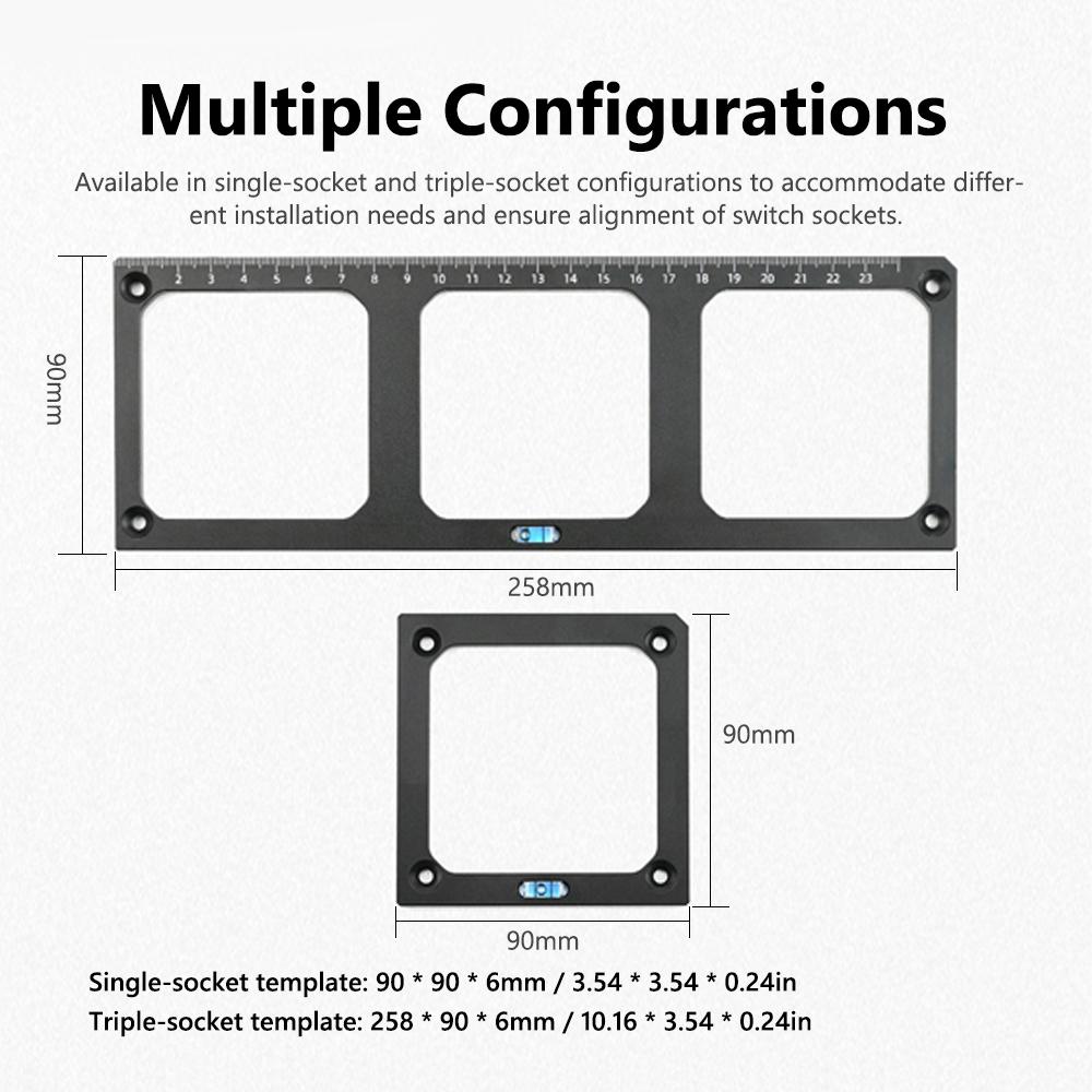 Aliaj de aluminiu 86 tip priză comutator gaură perforare șablon computere control numeric precis