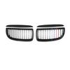 BBJH7 MAGICKIT Kidney Grill Gloss Black with M-Color Fins Glossy Black ABS For BMW 3 Series E90 Sedan 4-DOOR 2005-2008 CAR Accessories