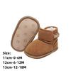 Bottes de Neige Chaudes d'Hiver pour Bébés Chaussons Plats Chaussures pour Nouveau-né Chaussures de Berceau pour Tout-petits Antidérapantes Chaussures de Marche pour Tout-petits et Bébés