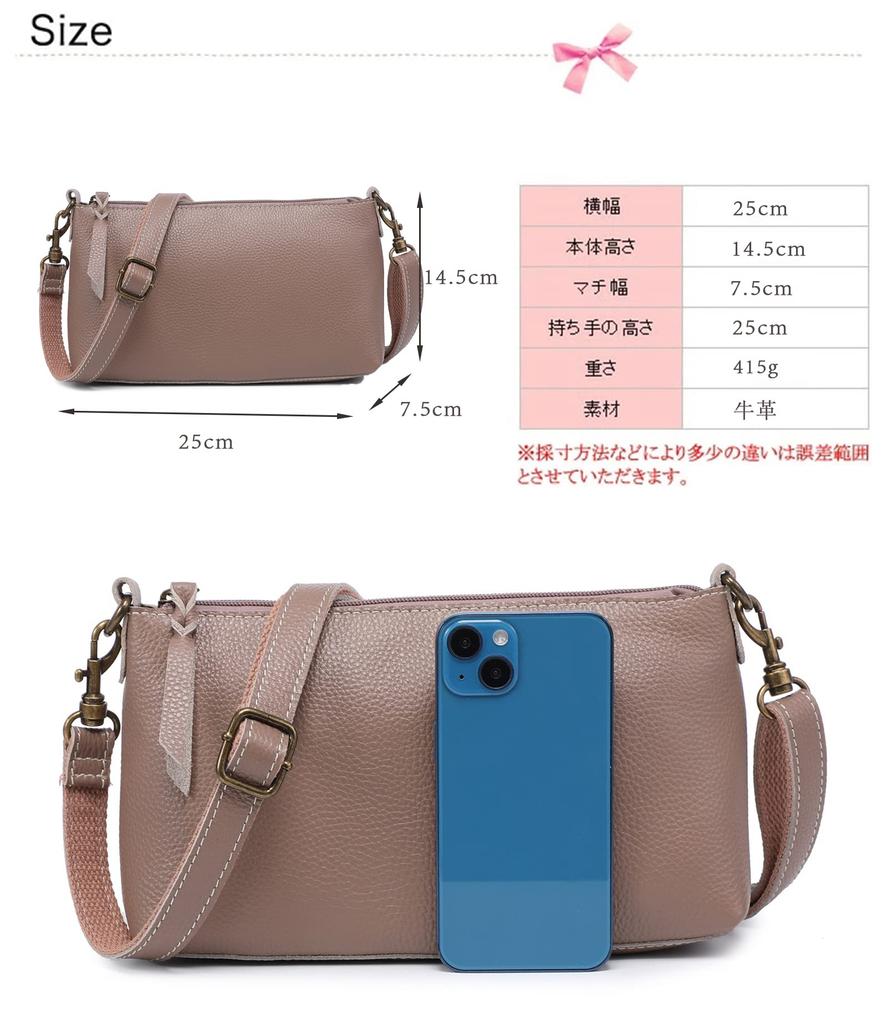 Genuine Leather Shoulder Bag for Smartphone for Everyday Blue Color 12 [CREATOR] Women, 2-Way, Lightweight, Shoulder, Pouch, Pochette, Use, Stylish,