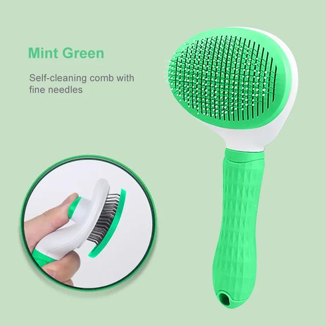 New Dog Hair Remover Brush Cat Dog Hair Grooming And Care Comb For Long Hair Dog Pet Removes Hairs Cleaning Bath Brush Dog Suppl