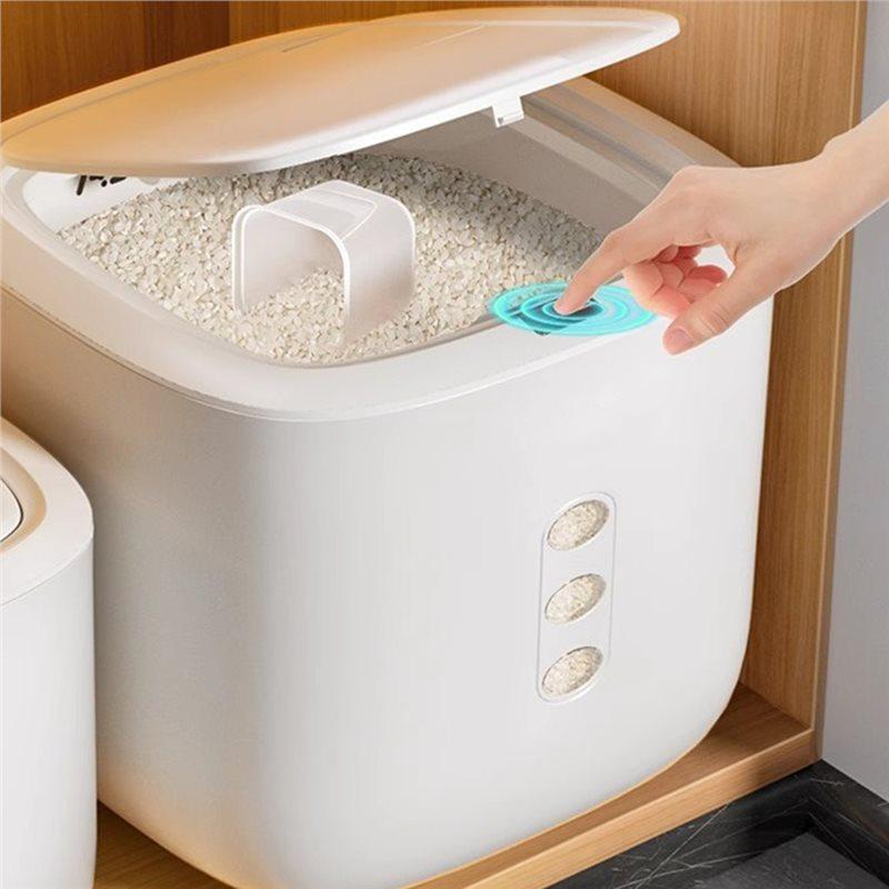 Good-Food Grade Rice Bucket, Household Insect Proof And Moisture-Proof Sealed Rice Jar, Flour Storage Tank, Cat Food Storage