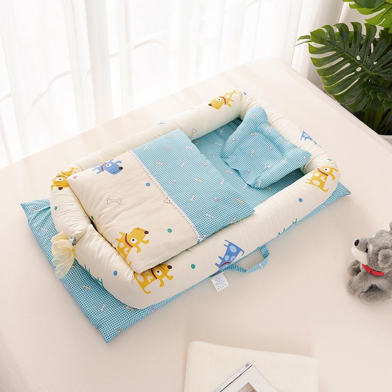 Portable Bionic Baby Crib: Removable, Washable, and Isolated Sleeping Bed for Newborns