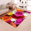 Girls Room Mat Household Door Mat Rose Rug Multicolor Pink Red Wedding Blanket Non-slip Living Room Rug