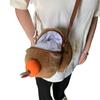 Capybara Plush Crossbody Bag Cute Capibara Anime Shoulder Bag Soft Stuffed Cartoon Fluffy Mini Knapsack Bag Birthday Gift