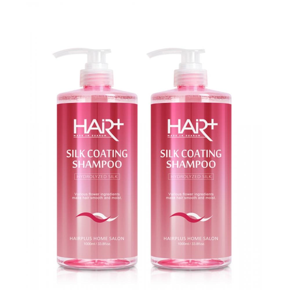 Hairplus Silk Coating Shampoo 1000ml X 2 none