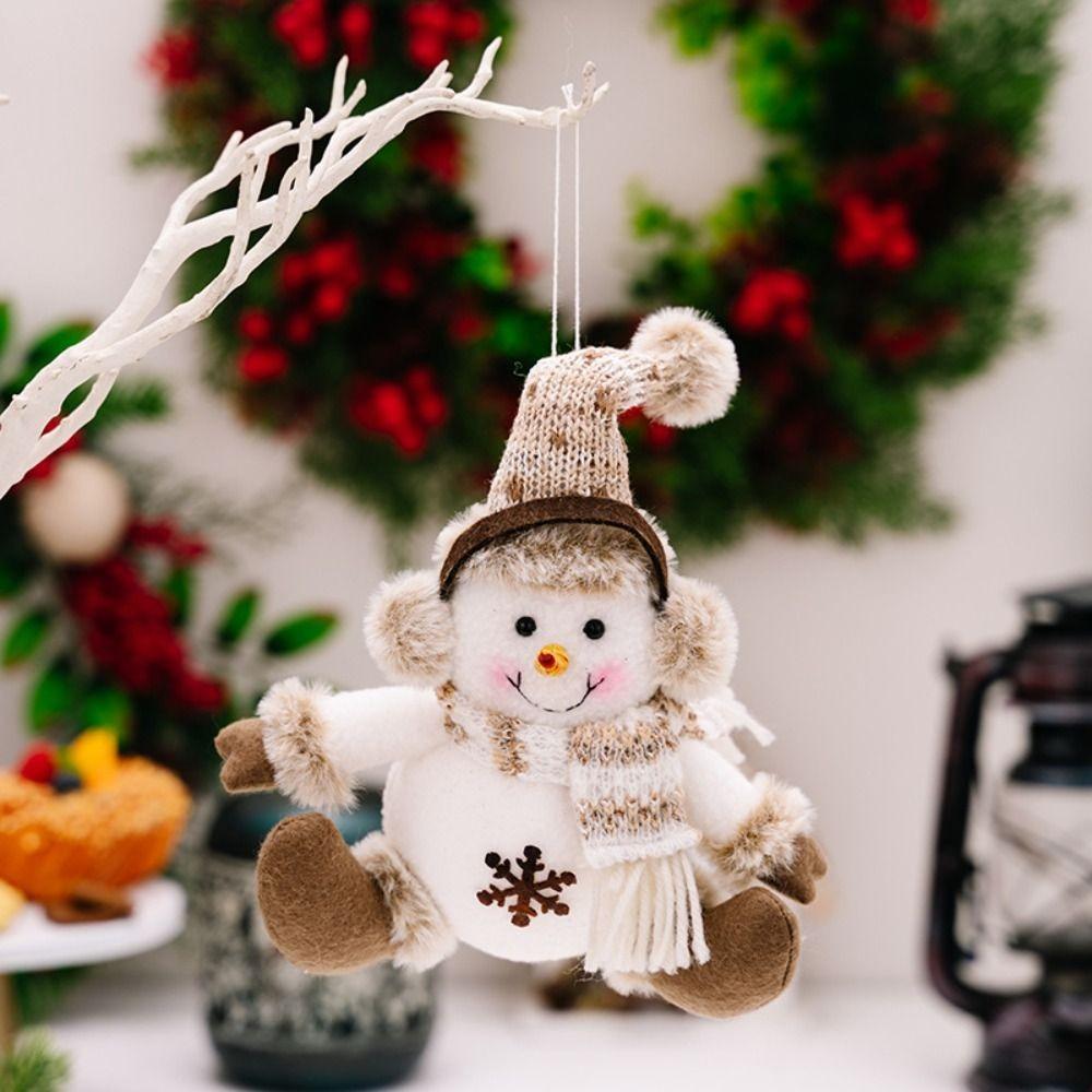 Soft Christmas Knitting Plush Doll Christmas Tree Decoration  Festive Decoration