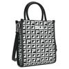 New FILA Fabric Tote Bag, Shopping Bag, One Shoulder Handbag, Crossbody Bag Extra Small Women's Jet Black F13W428164F-BK