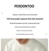 Men's Heavyweight Air Layer Long Sleeve Semi-High Neck Sweatshirt (340G) - Autumn/Winter Luxury