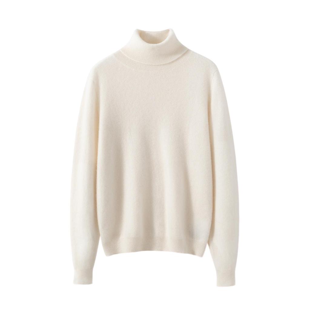 Le Kasha Women's 100% Pure Cashmere High-Neck Sweater - Autumn/Winter Knitwear