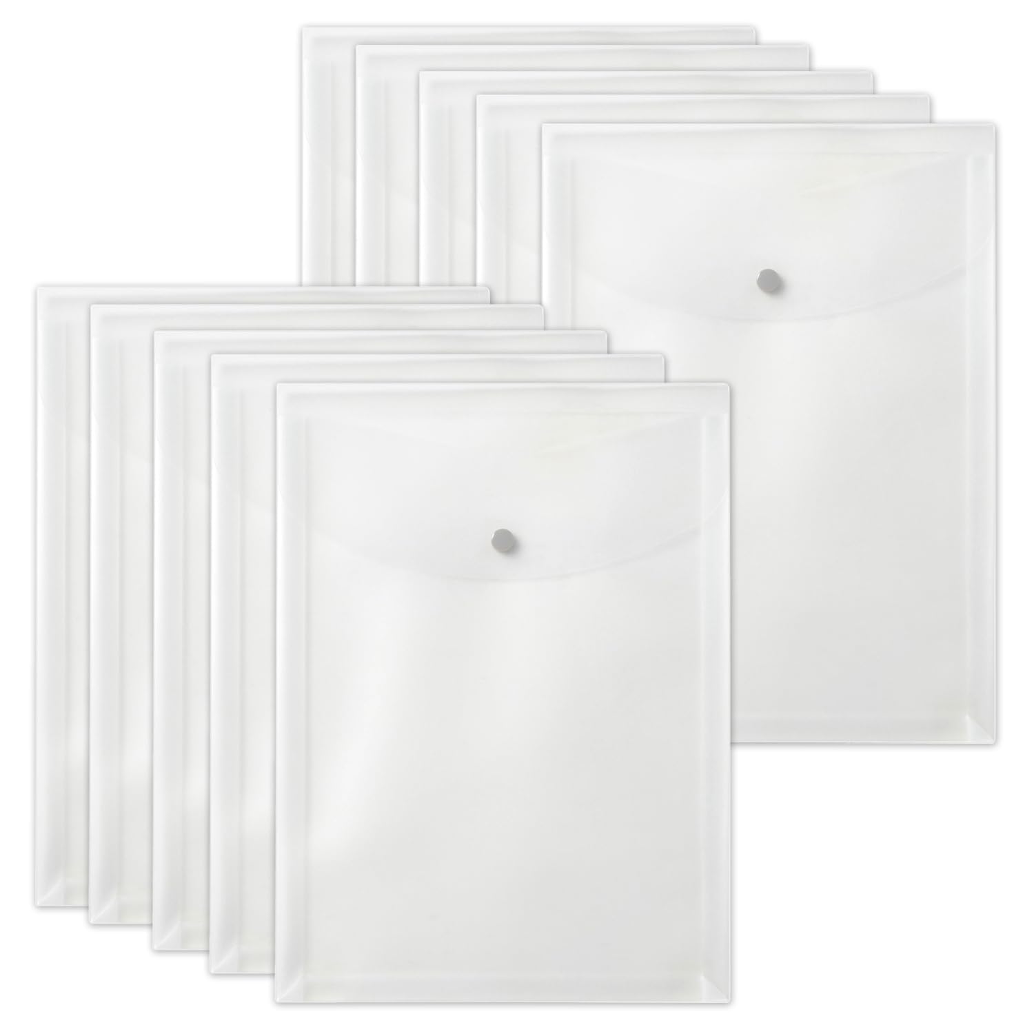 

Plus file envelope with pocket gusset A4 vertical clear 10 books FH-120CH 88-274×10