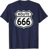 US ROUTE 666 VERKEHRSSCHILD TEUFEL'S AUTOBAHN AKA ROUTE 491 Unisex T-Shirt