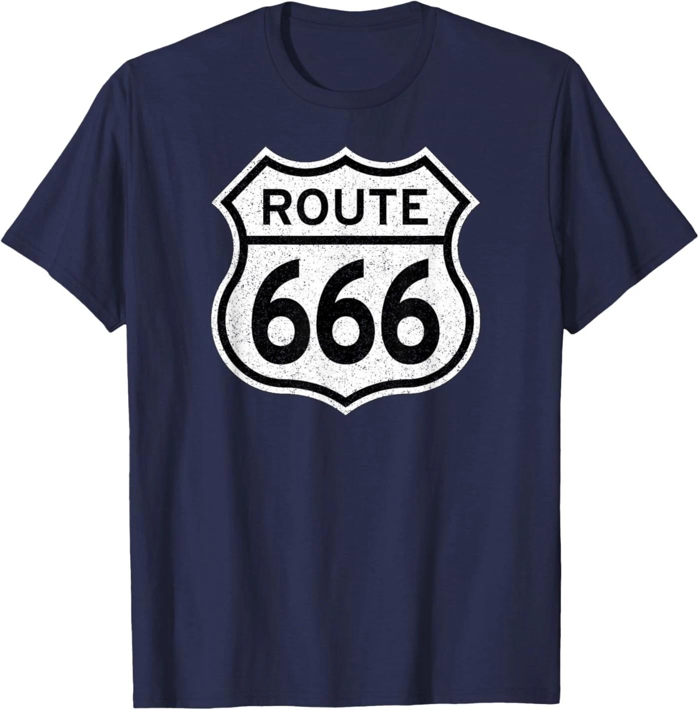 US ROUTE 666 ROAD SIGN DEVIL S HIGHWAY AKA ROUTE 491 Unisex T-Shirt S
