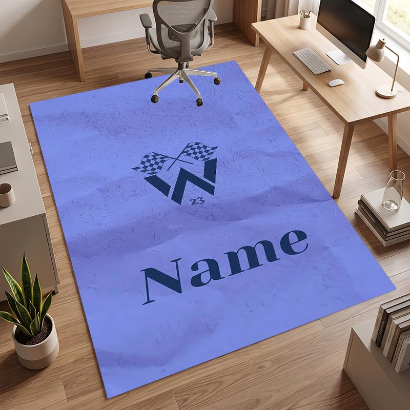 Williams Racing (1) Personalized Name Office Carpet Stylish Decor for Living Room Bedroom Kitchen