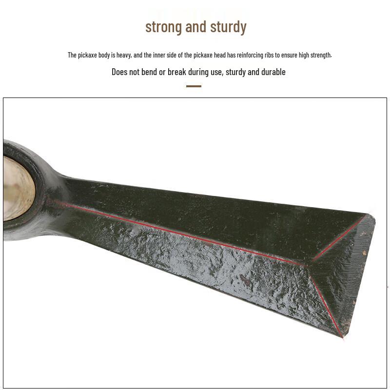 Heavy-Duty Outdoor Multifunctional Pickaxe