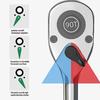 Adjustable Length Ratchet Spanner 90 Teeth Design Ergonomic Grip Professional Automotive Repair Ergonomic Handle Wrench