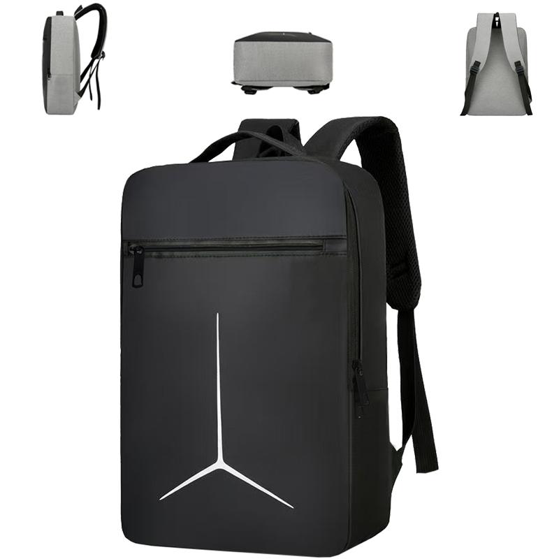 Unisex Business Laptop Backpack Oxford Fabric Water Resistant Large Capacity Casual Daily Work Travel School Rucksack Bag