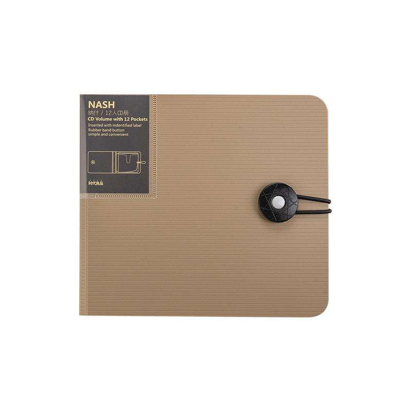 Simple DVD Disc Case Home CD Bag Storage Book 12 CD Plastic Storage Box Car Portable