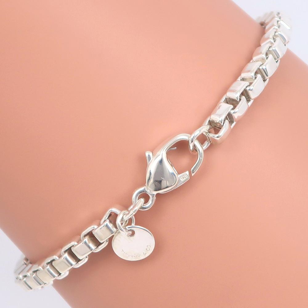 TIFFANY&Co. Venetian Bracelet Silver925 15.2g Women Used
