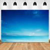 Blue Sky White Cloud Photography Props Decortions Background Realistic Sunlight Photo Studio Backdrop Supplies Banner Kids Gifts