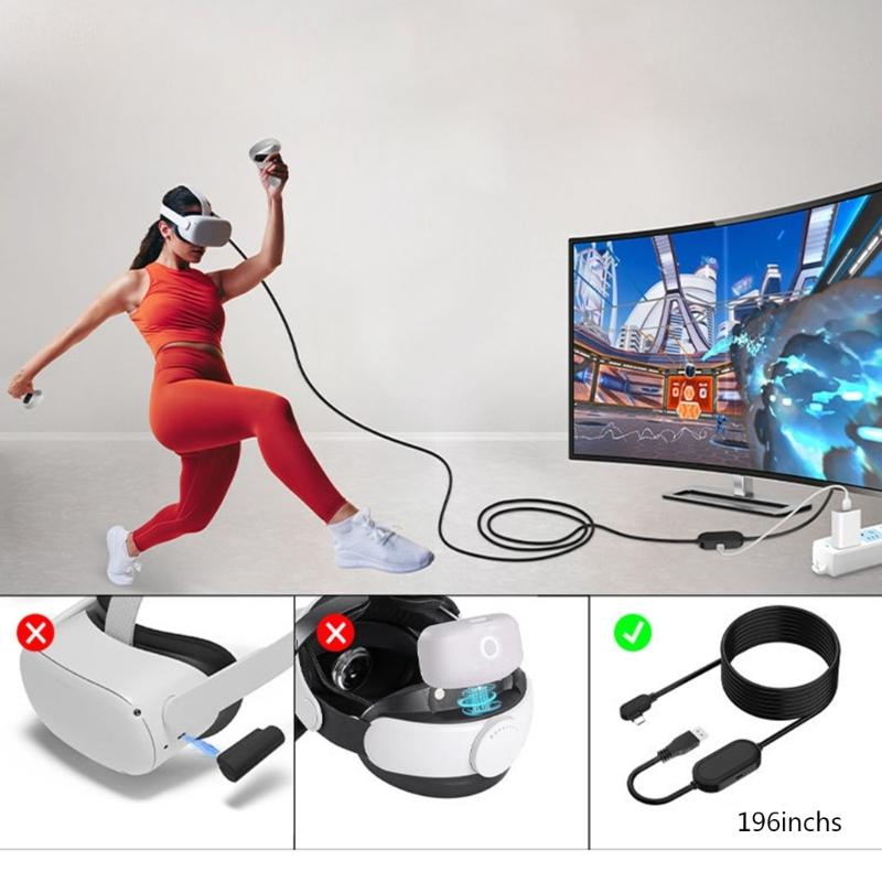 USB3.2 Gen1 Link Cable for t 2 Headphone Cord High speedData Transfer, Charging Cord Cable Replacement