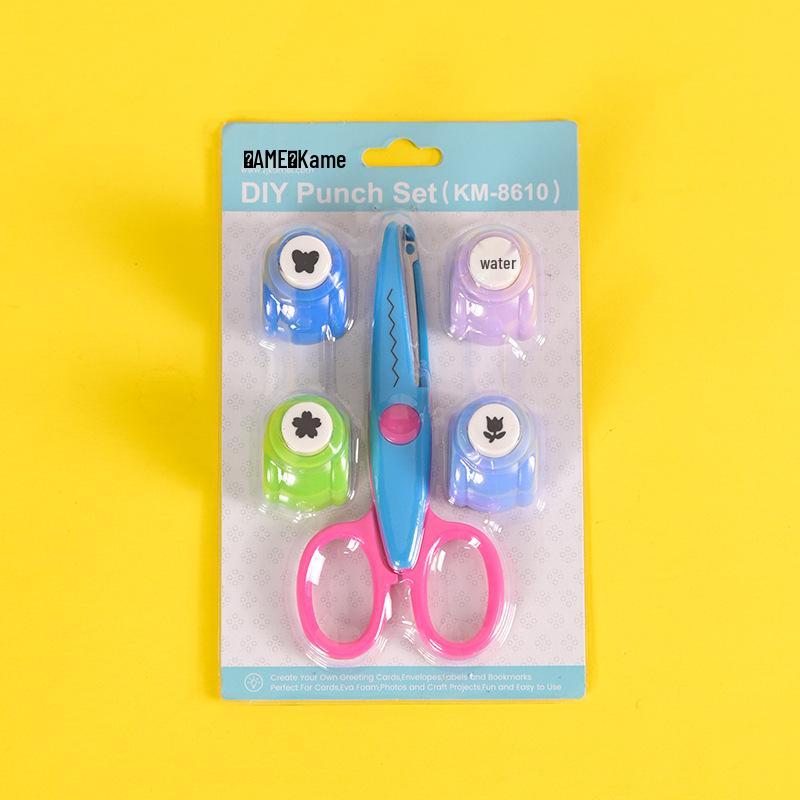 Children's DIY Embossing Machine: Easy Large Flower Punch for Kindergarten Craft and Paper-Cutting Projects
