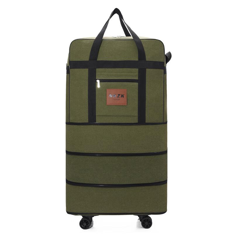 OEING Canvas Travel Duffle Bag with Wheels