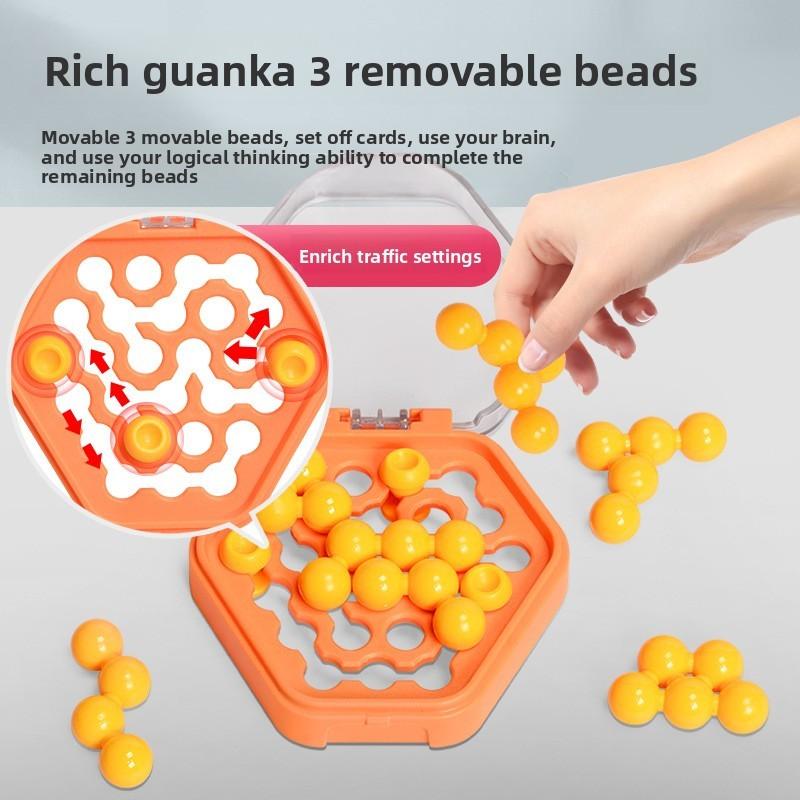 Educational Puzzle Toy For Kid With Plastic Beads And Brain Teasers For Early Learning Development