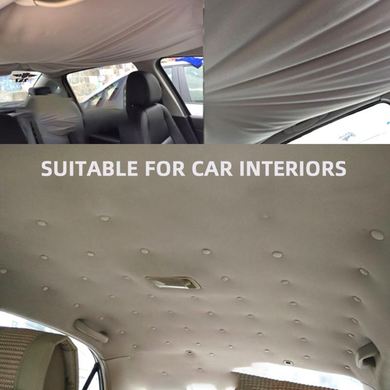 60/30Pcs Car Roof Fasteners Roof Cloth Fall Off Repair Buckle Roof Cloth Drooping Fixed Buckle Car Interior Ceiling Flannel Tool