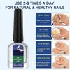 3x Hyaluronic Acid Nail Strengthener, Fast Nail Growth Serum, Anti-Brittle Nail Polish Hardener Natural Damaged Nails Treatment