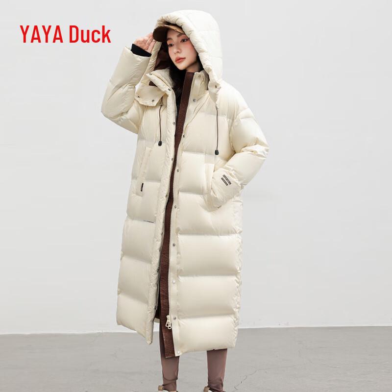 Yaya Women's 2024 Long Hooded Down Jacket