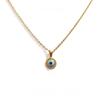 Retro Style Charm Demon Eye Necklace Minimalist Geometric Jewelry  Wedding