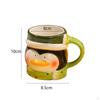Cartoon Ceramic Mug Christmas Coffee Mugs Enamel Chocolate for Gifts Stocking Stuffer