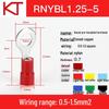 Kaisheng ROHS Copper Nylon Round OT Terminal Wire Lug RNYB1.25-3-3.5-4-5-6-8-10