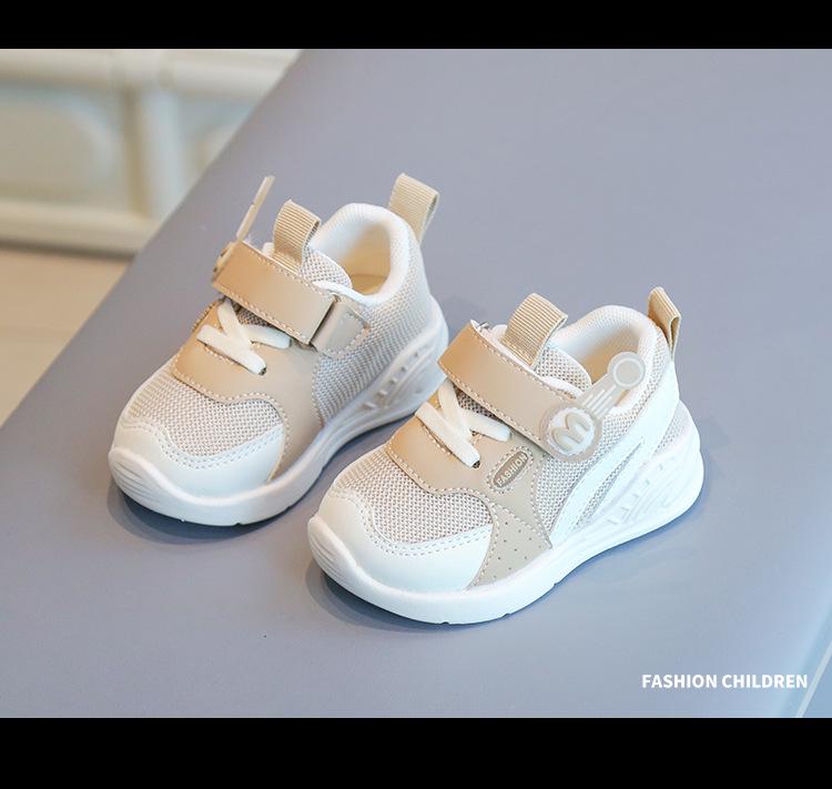 Baby Toddler Non-Slip Soft Sole Mesh Sneakers for Boys & Girls - Spring & Autumn