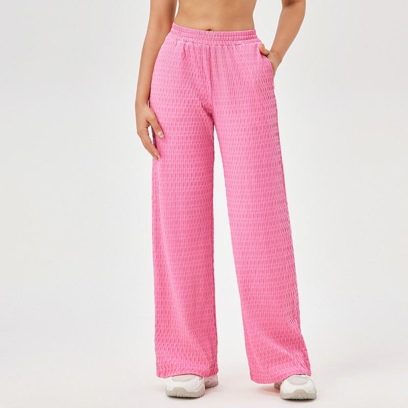 Womens Loose Straight Leg Athletic Pants Printed Stretch Running Fitness Casual