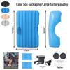 Inflatable PVC Flocked Car Back Seat Mattress