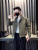 Men's Trendy Stand Collar Workwear Jacket - Cool & Casual Spring/Autumn Outerwear