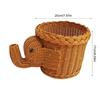 Charm Elegant Elephant Designs Handmade Sturdy Storage Baskets for Decoration and Storage Versatile Organizers