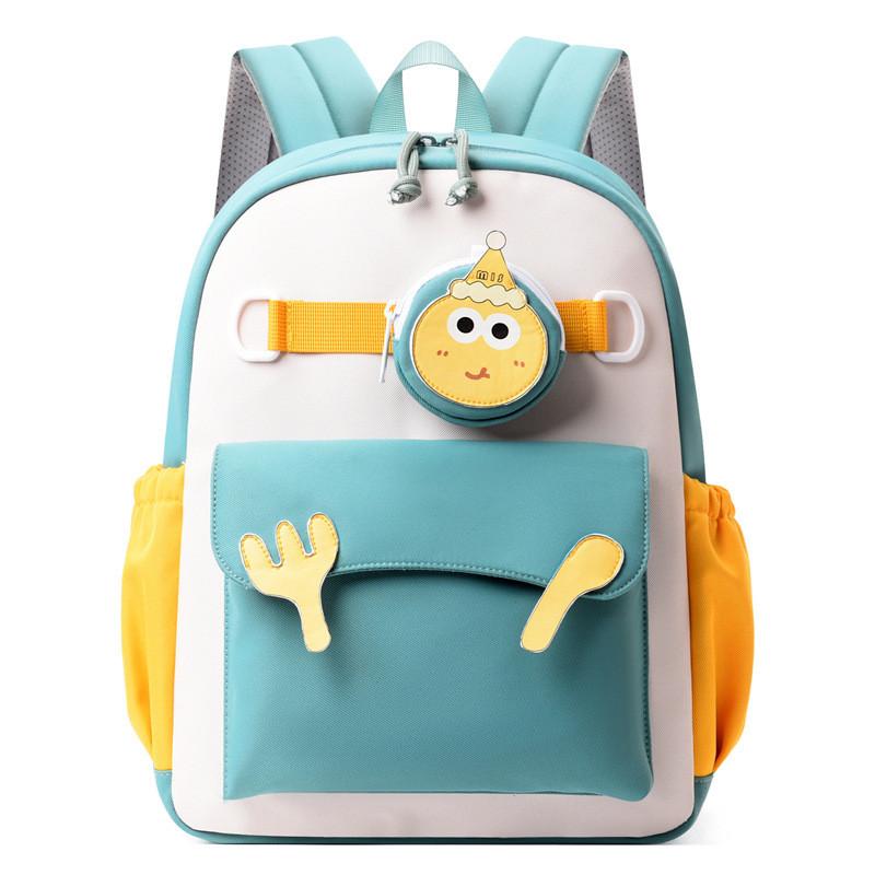 School Friendly Child Backpack Made Cartoon Prints Reduced Load Learners Young