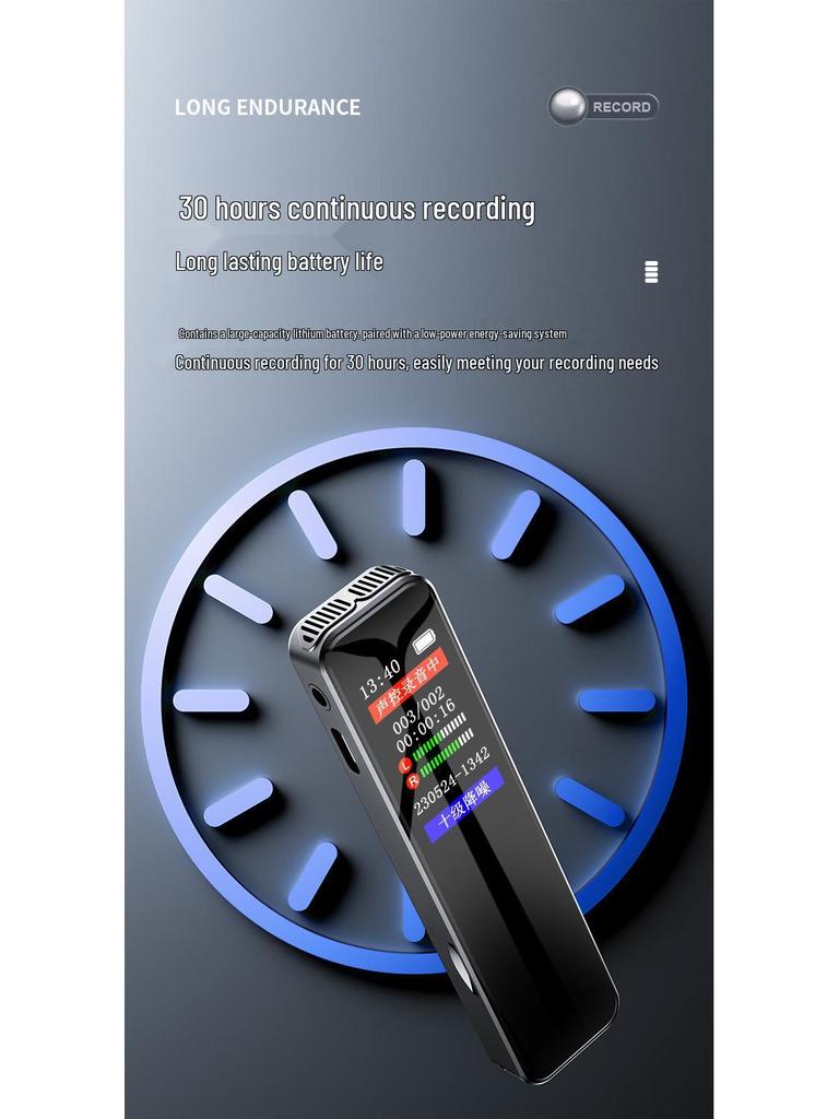 Professional Voice Recorder with Noise Reduction & Long Standby, Voice-to-Text Feature, and Dedicated Recording
