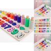 Wooden Number Shape Threeinone Counting Board Educational Toy For Early Learning Kids
